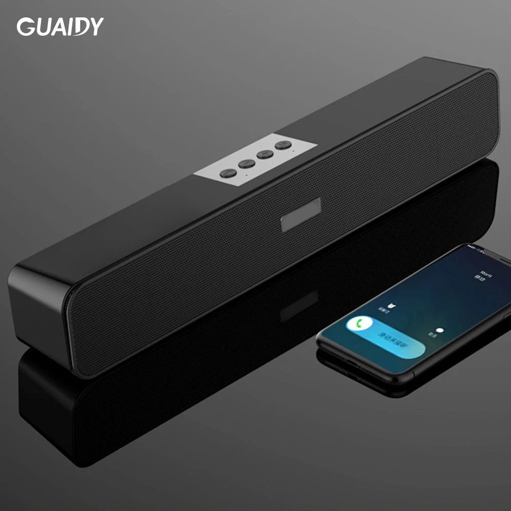 

Bluetooth динамик бар беспроводной компьютер аудио Настольный портативный телефон сабвуфер домашний кинотеатр TF карта громкой связи простое HD ...