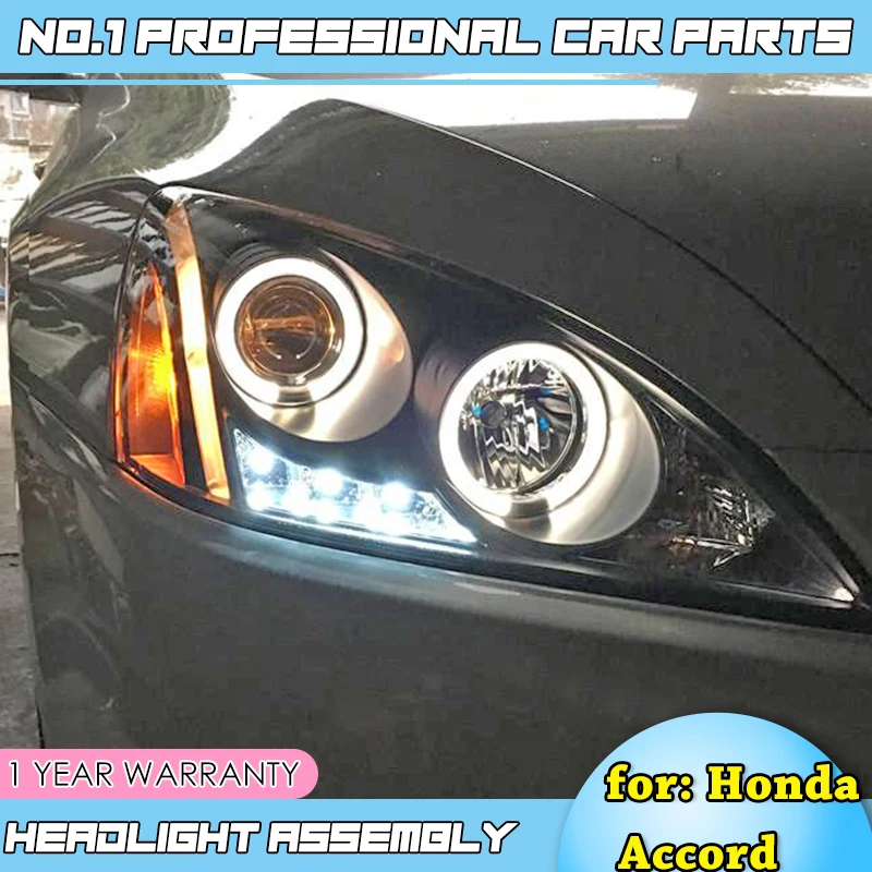 Автомобильные аксессуары фары-для Honda Accord 2003-2007 светодиодные фары DRL HID Ксеноновые