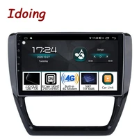 idoing 10 2car android auto radio multimedia player for volkswag jetta 2017 4g64g built in gps navigation glonass head unit