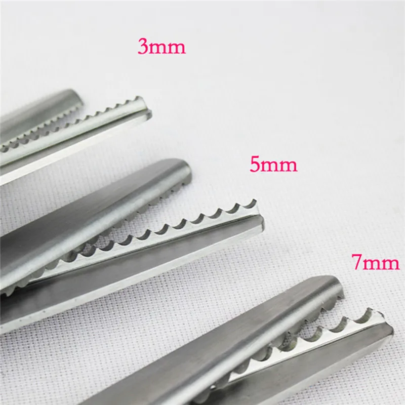 Новинка 3/5/7 мм зигзаг/волна профессиональные ножницы для повязки ткани кожи