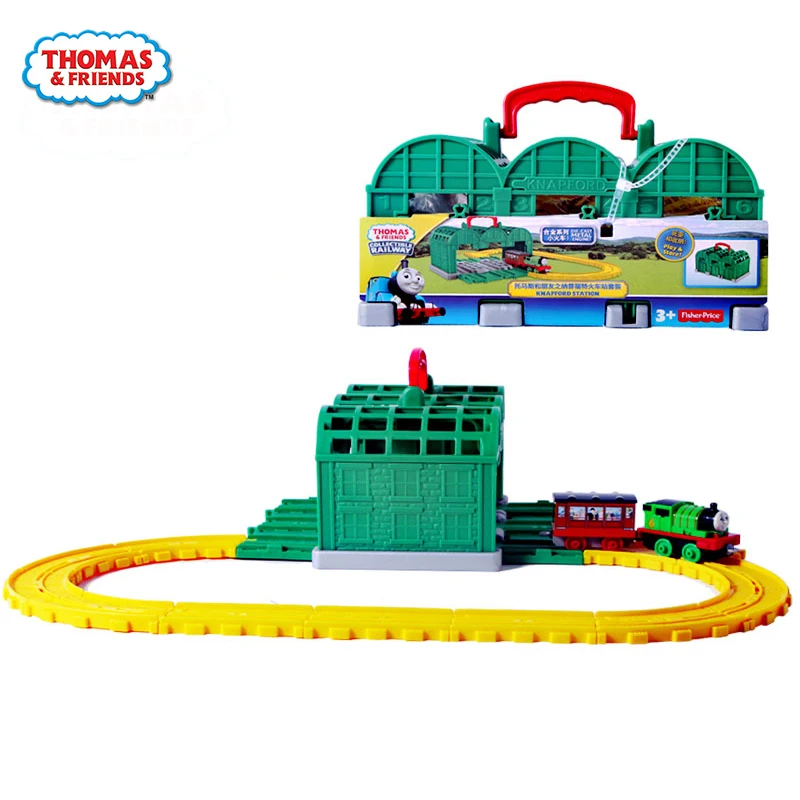 Оригинальный Бренд Thomas and Friends Knapford Station Игрушечная модель железнодорожного трека