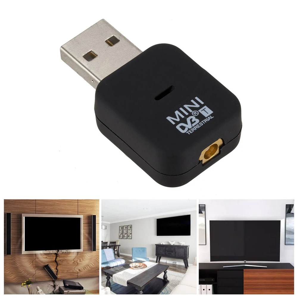 

HD TV PC TV Stick Mini USB 2,0 цифровой DVB-T Широковещательная антенна Приемник тюнер для домашнего просмотра ТВ аксессуары