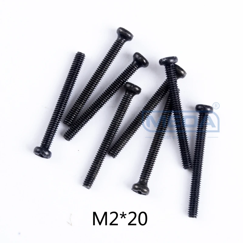 Wltoys 12428 RC автомобиль запасные части саморезы с полукруглой потайной головкой Винты с плоской головкой и крестообразным шлицем половина штифт M2 M2.3 M2.5 M3 M4 винты для RC автомобиль