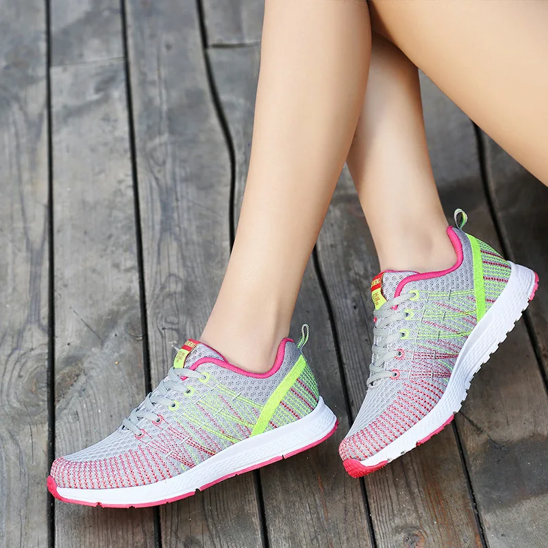 

2019 autumn Sport Shoes Woman Sneakers Female Running Shoes Breathable Hollow Lace-Up chaussure femme women fashion sneakers