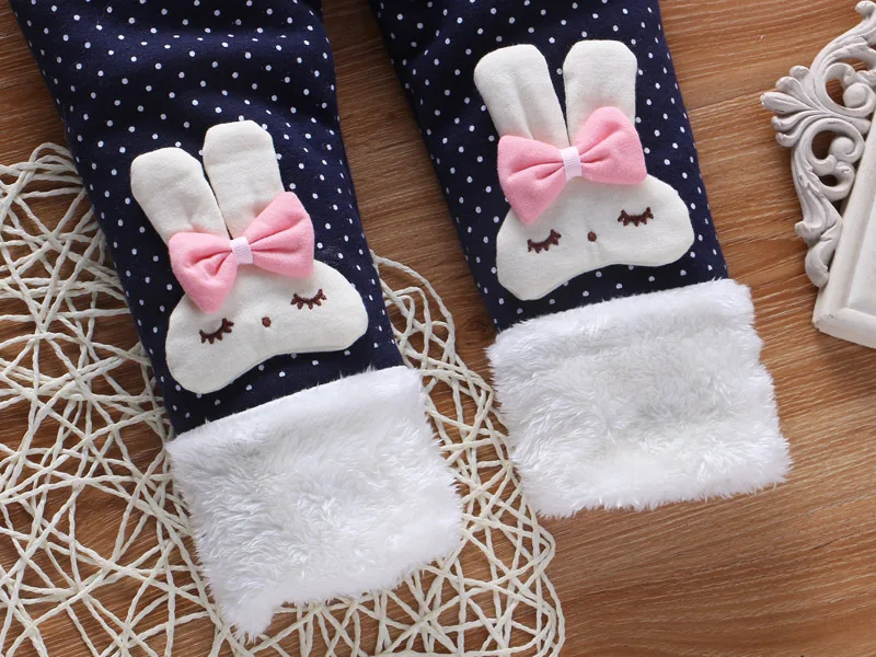 Новинка 2020 Зимние теплые брюки плотные штаны для маленьких девочек леггинсы