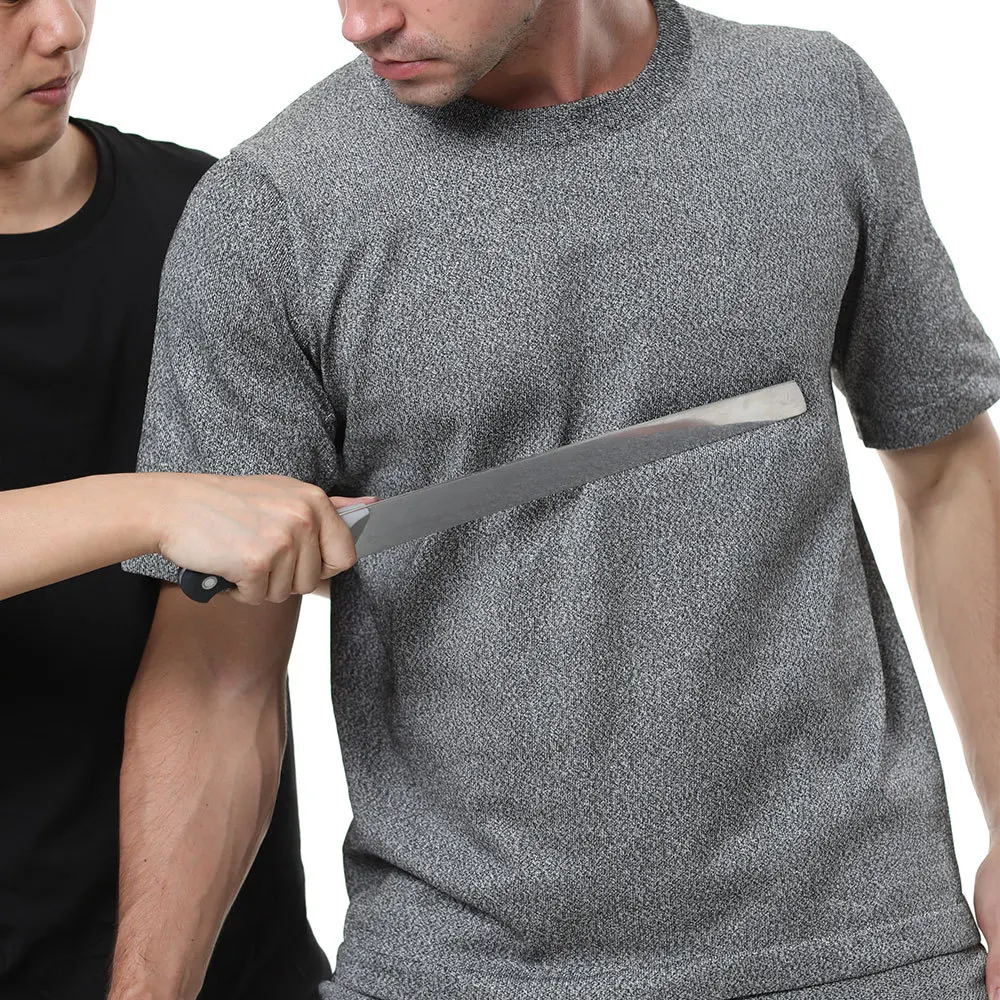 Костюм с защитой от резки высокий и низкий воротник устойчивый к застреванию