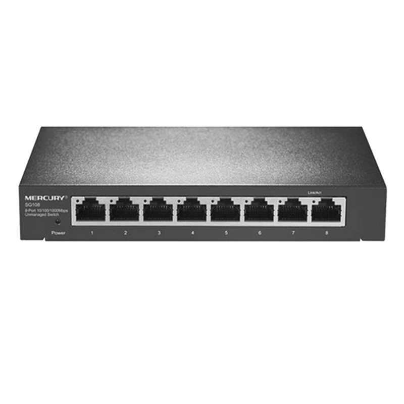 

TL-SG108 8Port Gigabit Unmanaged Ethernet Network Switch Ethernet Splitter Plug Play Shielded Ports Traffic Optimization
