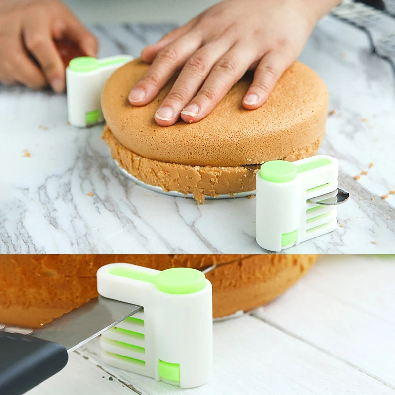 

1 пара, Слайсеры для выпечки, 5 слоев, набор для пирога, инструменты для выпечки тортов, кухонные аксессуары, регулируемый нож для торта