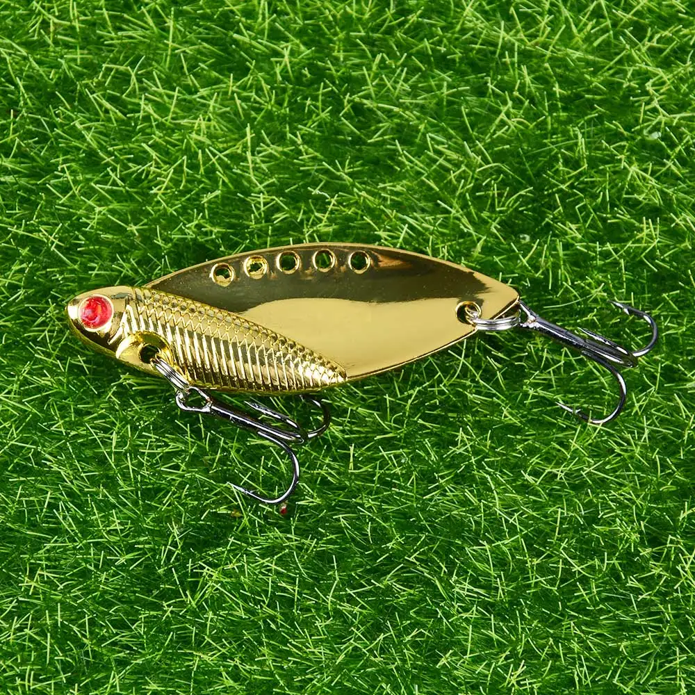 1 шт. металлическая блесна ложка рыболовная приманка 10 г золотисто-черная