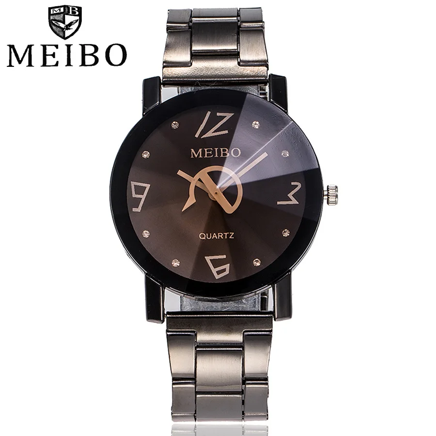 

Business Mens Wrist Watch Luxury Stainless Steel Strap ultra-thin Digital Diamond Dial Men Quartz Watch Relogio Masculino Montre