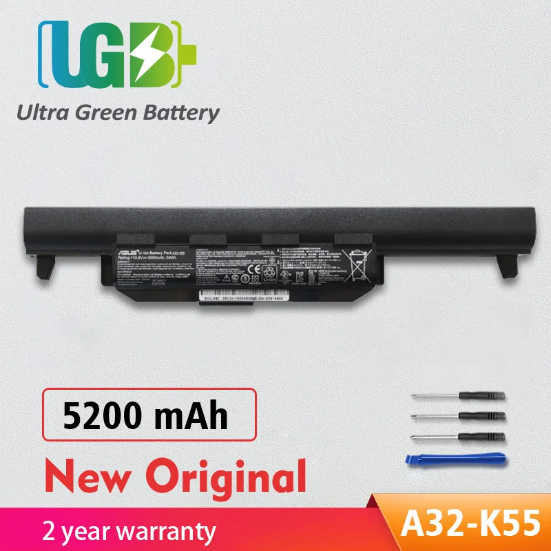 

Оригинальный аккумулятор для ASUS UGB A32-K55 A41-K55 для ASUS A45 K45 K55 K55A K55DE K55DR K55N K55D K55VD K75 K75V X55V X45VD P45V K55V