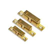10sets modern 405060mm copper touch beads lock door spring clip cabinet door catches double ball catch cabinet door latch