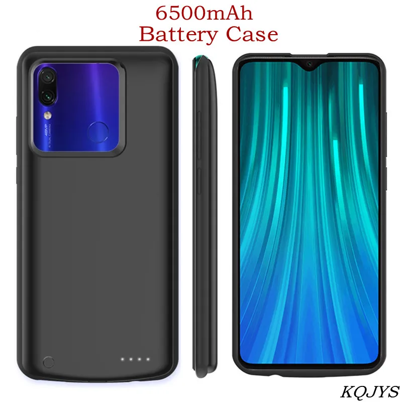 6500 мАч портативное зарядное устройство чехол для Xiaomi Redmi Note 7 Чехол аккумулятор