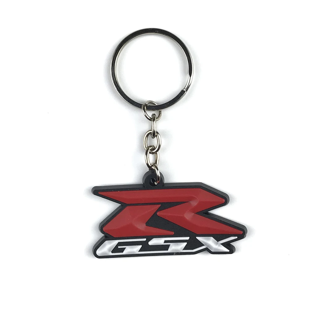 3D Motorcycle Accessories Motorcycle KeyChain Rubber Motorcycle Key Chain For DUCATI Honda Kawasaki Harley Suzuki Yamaha model - Название цвета: 2