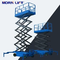 outdoor 10m battery movable portable automatic scissor lift platform durable in use