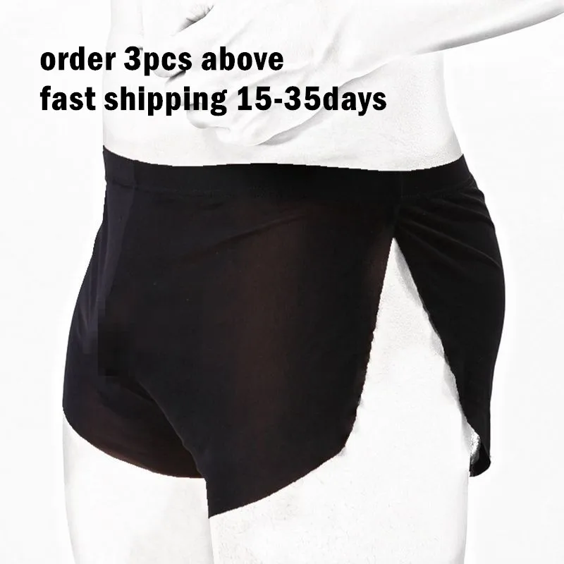 Боксеры мужские короткие сетчатые прозрачные дышащие пикантные ультратонкие