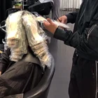 Многоразовые волос Цвет Фольга альтернативных Волос Бумага для окрашивания волос Реми волос наращивание волос инструменты волос Цвет ing Meche листы Выделите бумага волос Инструменты для окраски волос