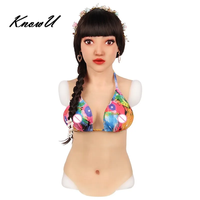 KnowU C Кубок силиконовые груди слезф бюстгальтер с живота Косплэй Капитан Америка