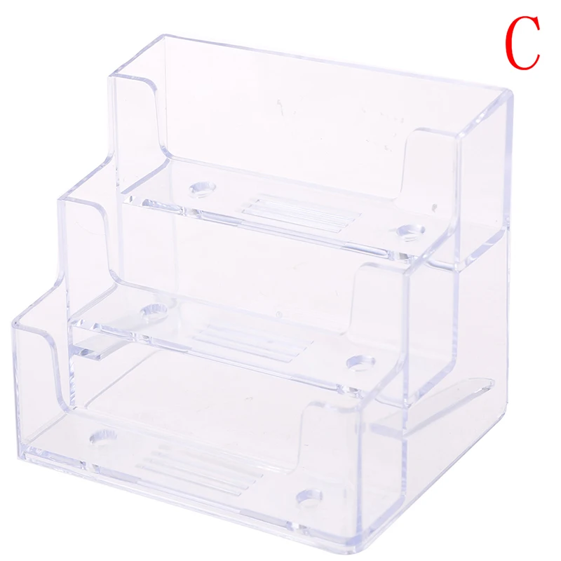 Пластиковая настольная подставка для визиток