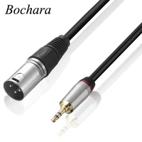 bochara 3 5mm stereo jack male to xlr male cable shielded for microphone 1 8m 3m 5m 10m