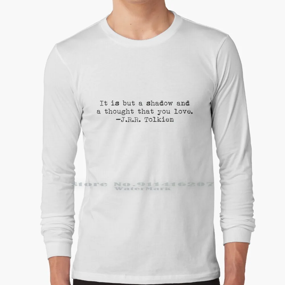 

«Это только тень...»-J.r.r. Tolkien футболка 100% чистый хлопок возврат короля цитата