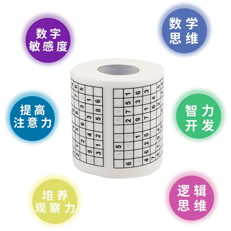 

2021 New Hot Super Fashion Funny Toilet Paper Bulk Rolls Bath Tissue Bathroom Soft 3 Ply Household Fun Noverlty Papers