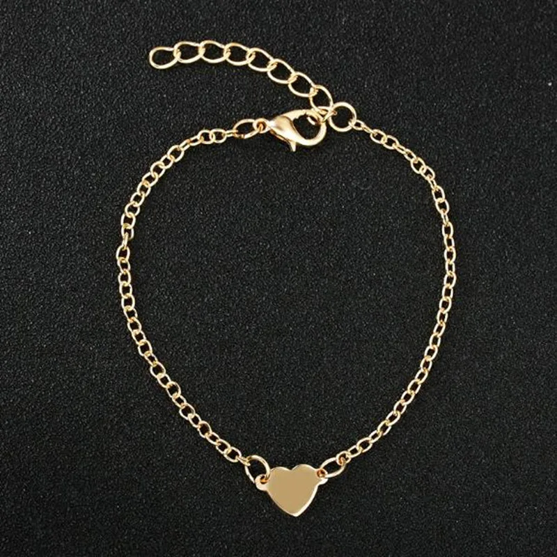 

Trendy fashion simple sexy love heart-shaped peach heart bracelet jewelry Factory Direct