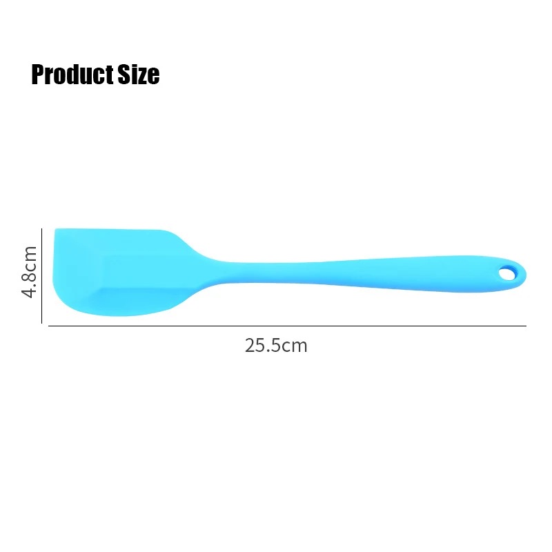 

Multiple Color Silicone Baking Spatula Heat-Resistant Non-stick Cooking Kitchen Utensils Non-deformable Soft Baking Spatula