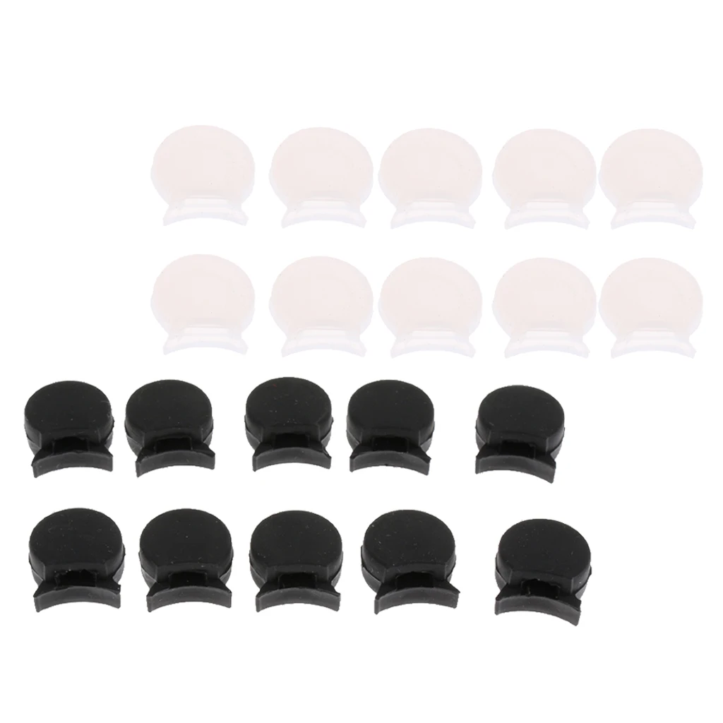 

10pcs Rubber Clarinet Thumb Rest Cushion Protector for Wind Instrument Parts
