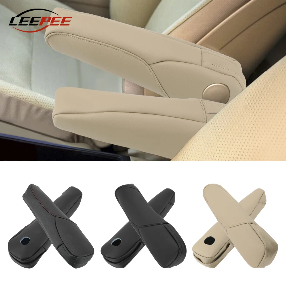 Car Armrest Seat Cover Microfiber Leather Automobile Accessories Decoration Interior Replacement For Honda CRV 2008 2007 2009