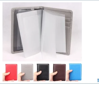 

1pc Russian Auto Driver PU Car Driving Documents Card Holder Purse Wallet