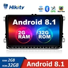 Автомобильный мультимедийный плеер Hikity, 2 Гб ОЗУ, 2 Din, HD 9 