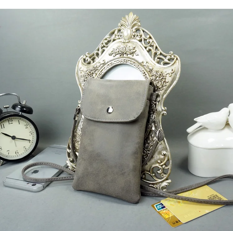 6 5: сумка для мобильного телефона Матовый кожаный чехол кошелек женская через