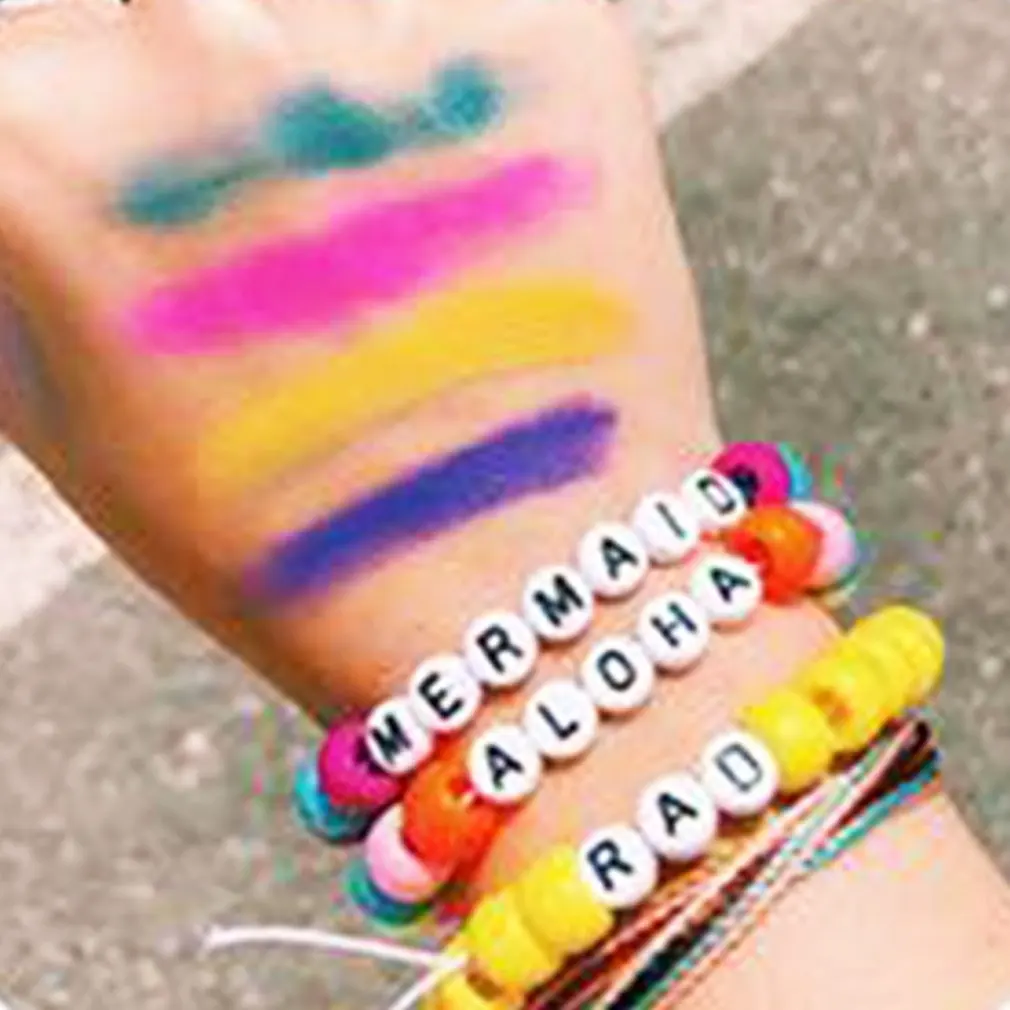 

1200pcs Round Acrylic English Letter Beads Set For DIY Name Bracelets Making Necklace Jewelry Square Plastic Alphabet Boxes