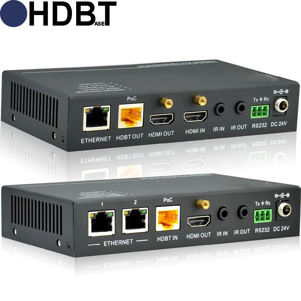 HDMI 4K удлинитель HDbaset kit с Ethernet и loop out более cat5e/6 кабелей до 70 м 1080P 100 м|hdmi hdbaset|4k hdmi