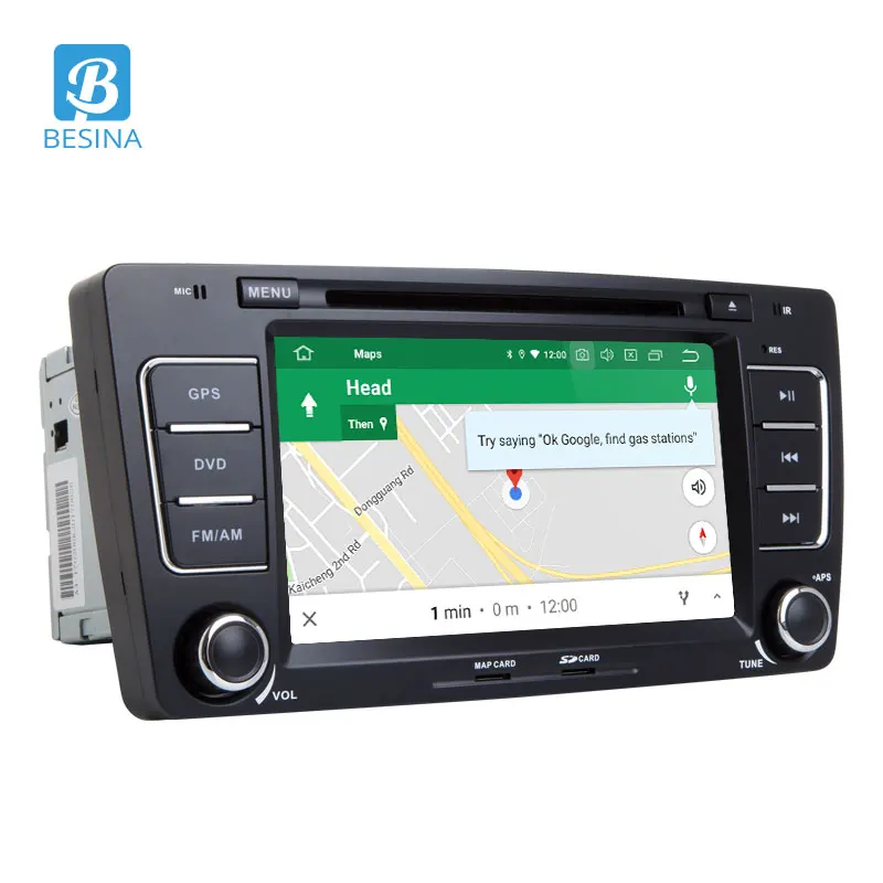Автомобильный DVD плеер Besina 7 дюймов Android 10 0 для Skoda Octavia 2012 2013 A 5 A5 Yeti Fabia GPS радио 4 Гб +