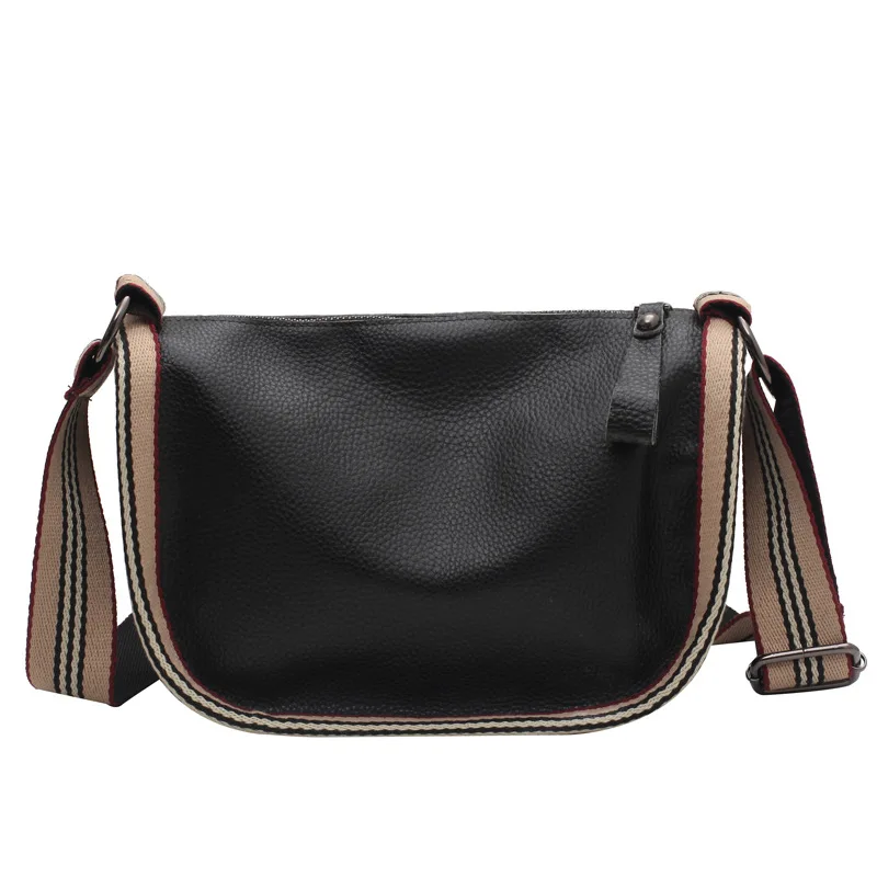 

Women Bag 2020 Genuine Leather Splicing Personality Fashion Designer Luxury New Handbags Crossbody Messenger Shoulder Bags