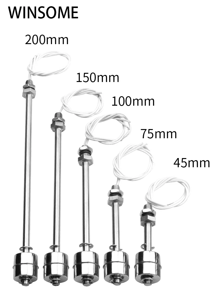 Фото Stainless Steel Liquid Float Switch High Temperature Resistant Water Tower Tank Automatic Level Controller Sensor Обустройство дома Stainless Steel Liquid Float Switch High Temperature Resistant Water Tower Tank Automatic Level Controller Sensor Обустройство дома