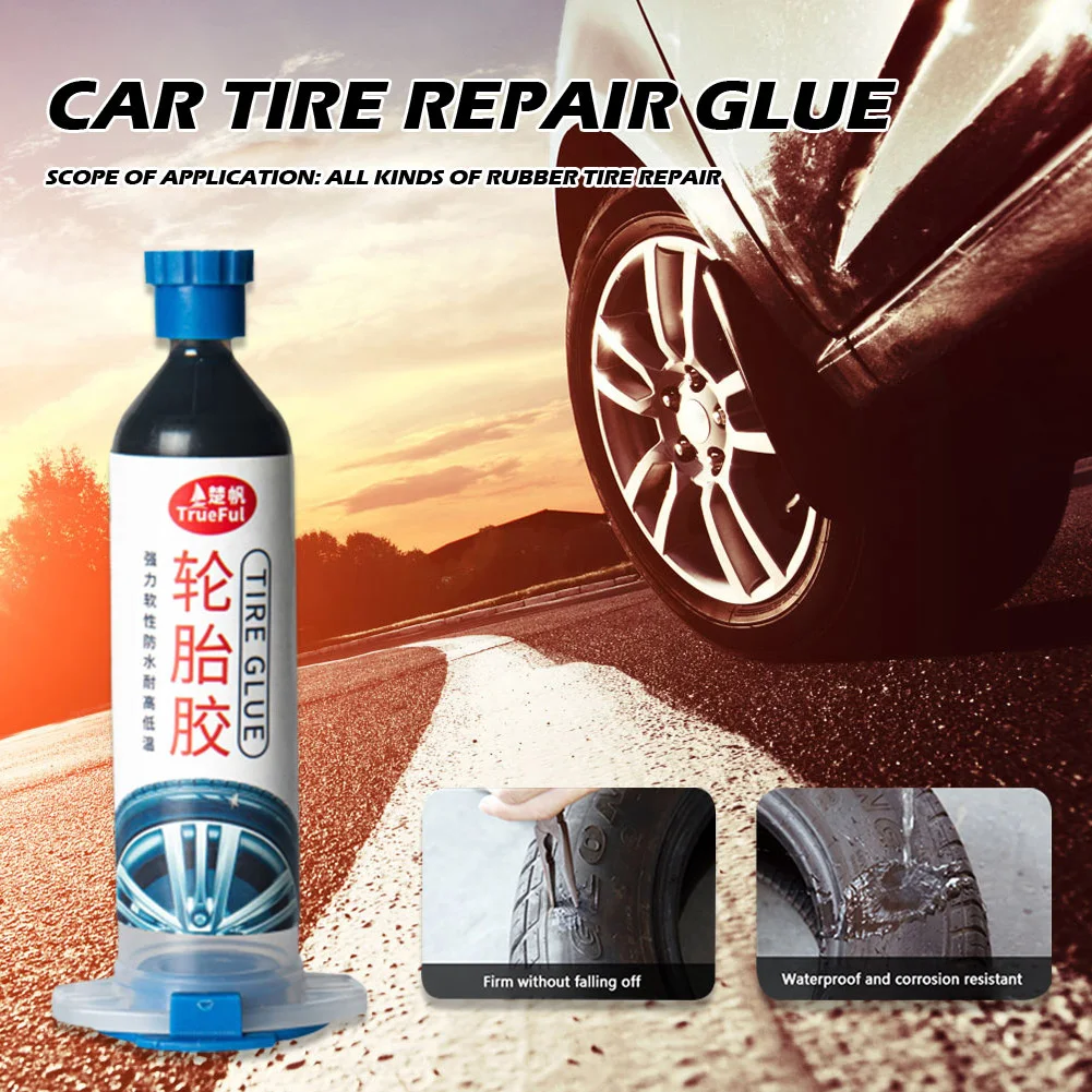 

30ml Car Tire Repair Glue Motorcycle Bike Rubber Tyre Cement Adhesive Super Glue Window Speaker Seal Tire Repair Glue