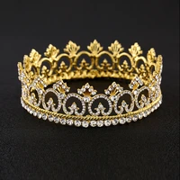 mens crown headdress prince crown king pageant crown queen bar performance crown unisex crown