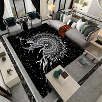 silstar tex rug carpets black and white style for living room bedroom cool kitchen hall tapete floor mats printed