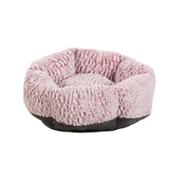 pet dog bed warm fleece round kennel house long plush winter pets beds for medium large s cats soft sofa cushion 558