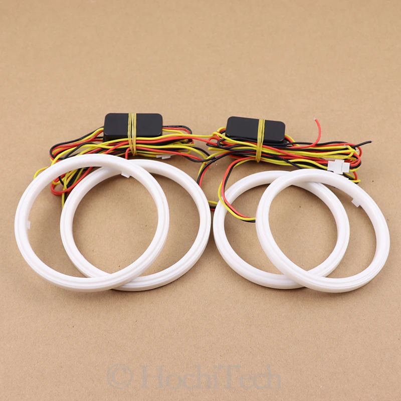 

Для Toyota 4Runner 2006 2007 2008 2009, хлопковый светодиодный двухцветный ангельский глаз, белый, янтарный указатель поворота