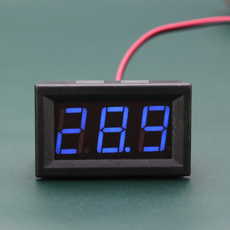 

DC 5-120V Voltage Volt Meter Voltmeter Blue LED Panel Digital Tester Meter Gauge