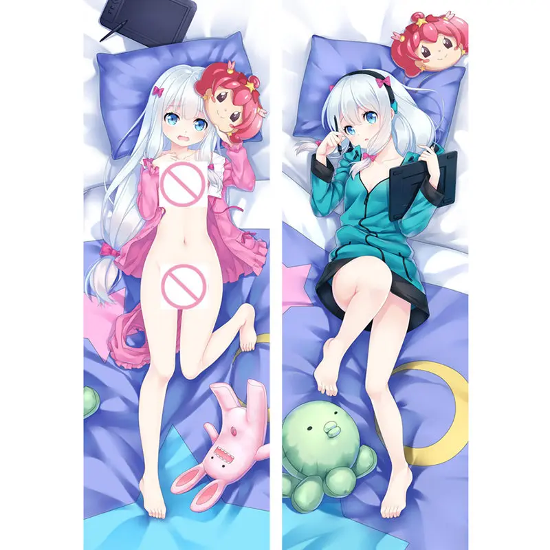 

Anime Eromanga Sensei Pillow Cover Sexy Sagiri Yamada Elf Two-Sided Bed Hugging Body Dakimakura Pillowcase Manga Otaku Gift 2WAY