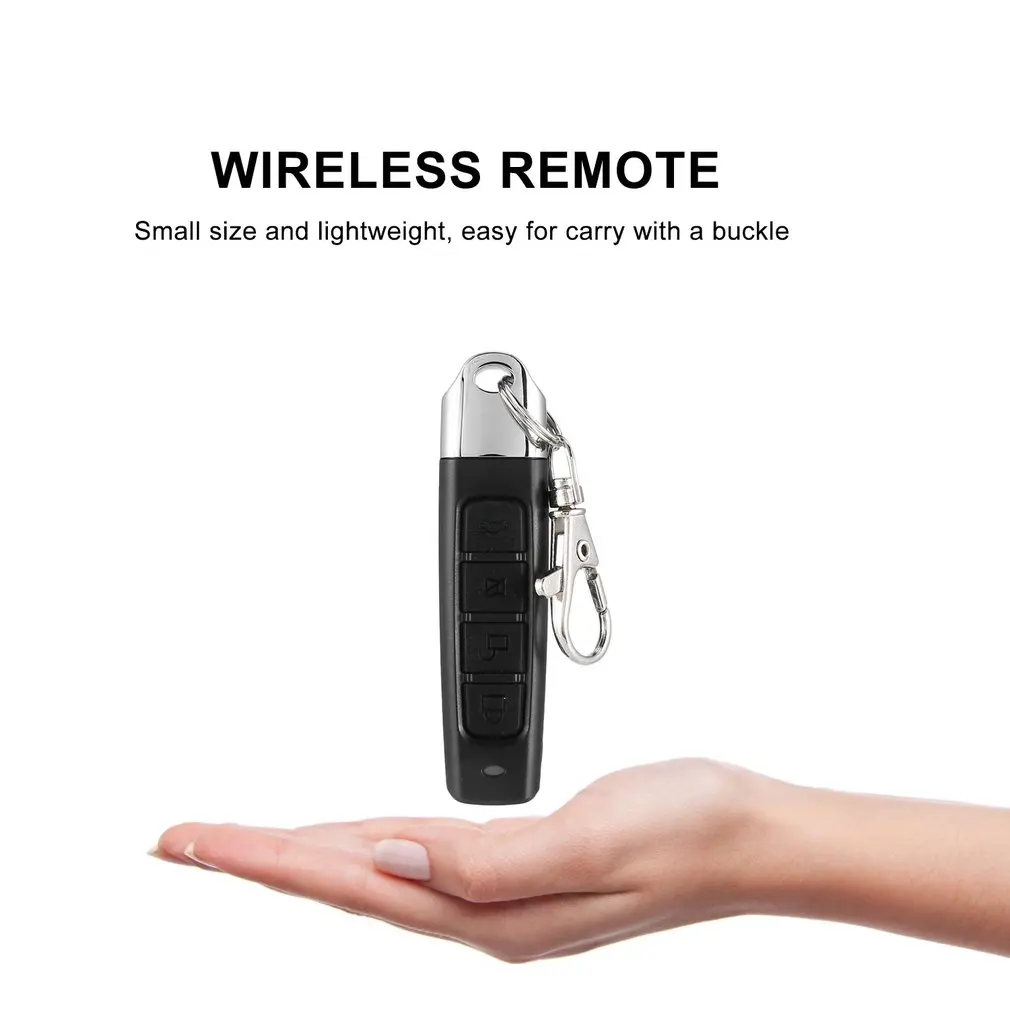 

Door Remote 433MHz 4 channel remote control use all 433 MHz fixed code key chains car home and 1 pcs