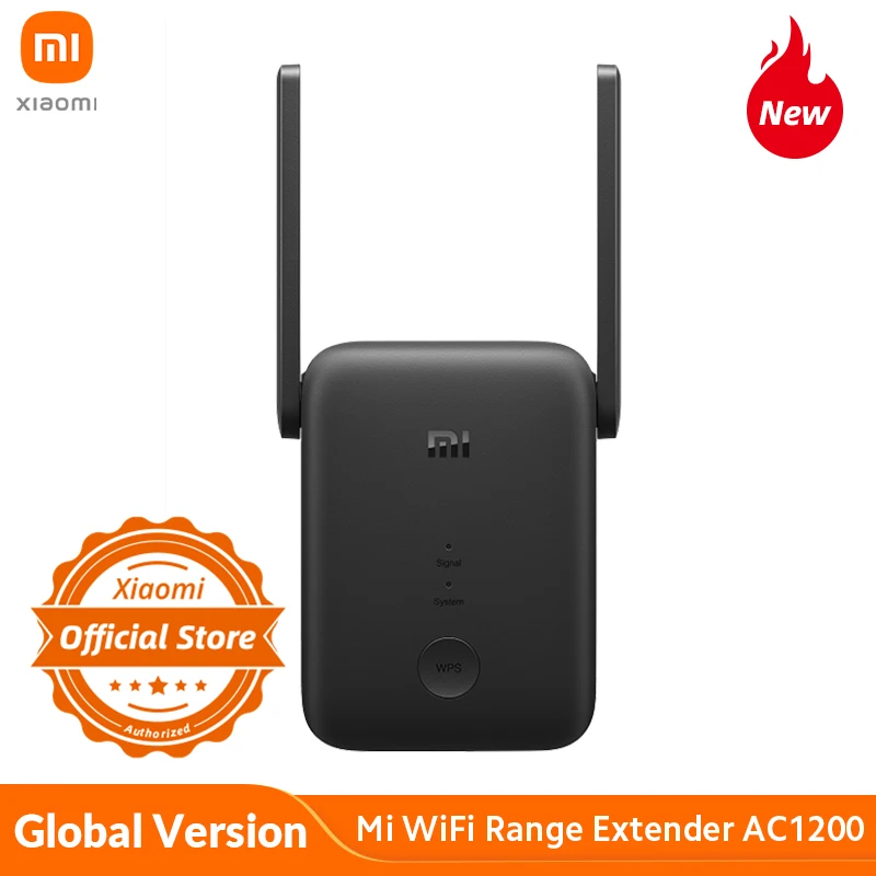 Глобальная версия Xiaomi Mi WiFi Range Extender AC1200 2 4 ГГц и 5 полоса 1200 Мбит/с Ethernet порт