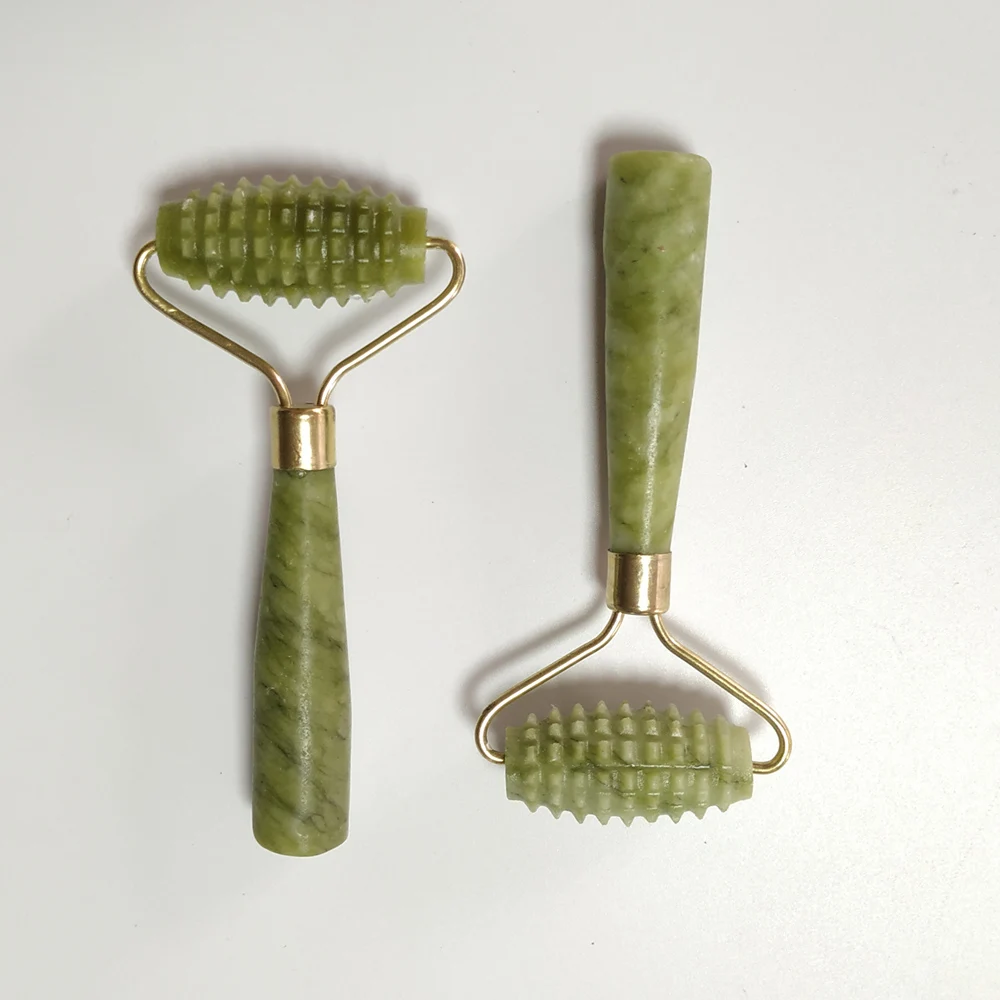 1 шт. массажер для лица с нефритовыми камнями | Красота и здоровье