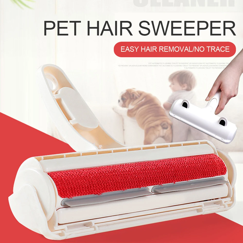 

Pet Hair Remover Roller Dog Cat Hair Cleaning Brush Removing Dog Cat Hair From Furniture Carpets Clothing Pet Hair Removal Brush