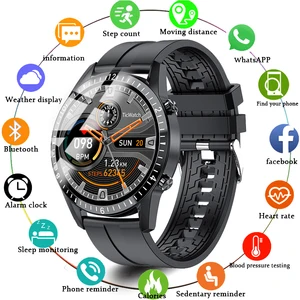 lige bluetooth phone smart watch men waterproof sports fitness watch health tracker weather display 2020 new smartwatch woman free global shipping